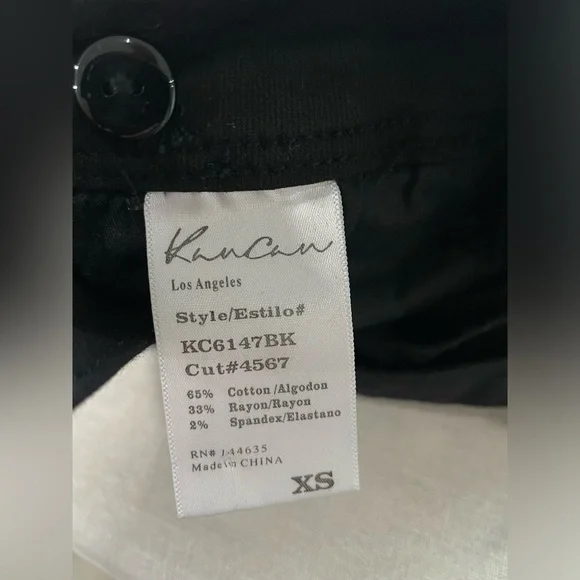 Kancan black distressed overalls size XS NWT - Picture 11 of 11